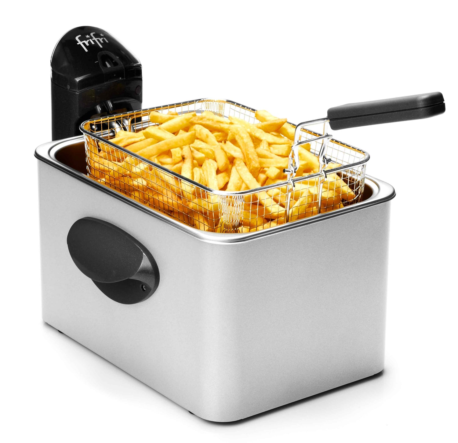 Friteuse met friet.