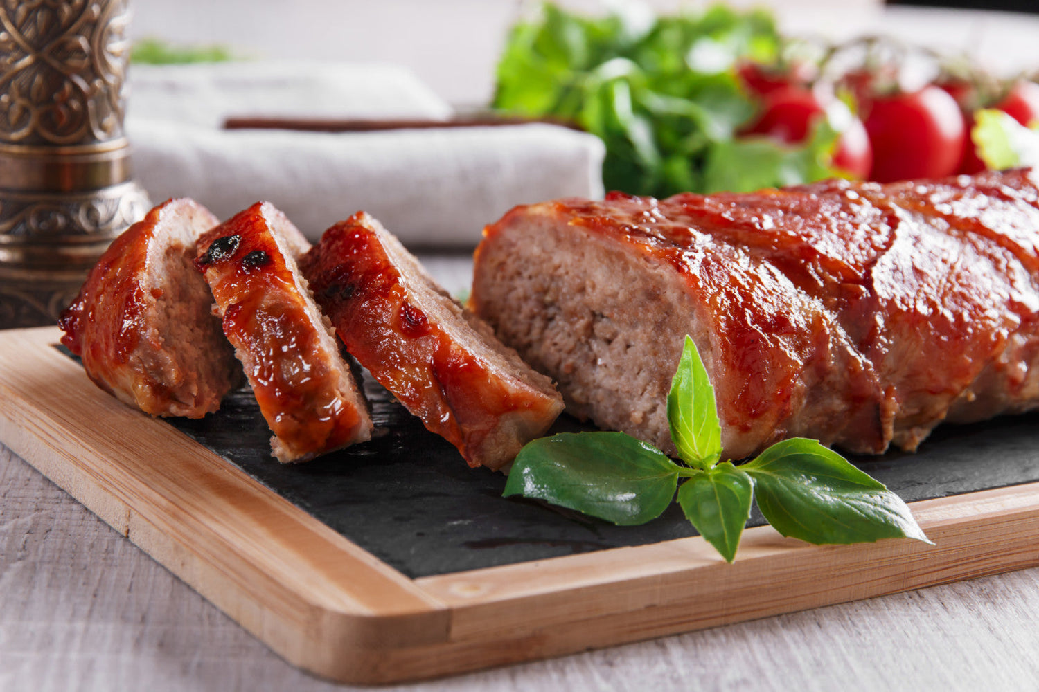 Pain de viande au lard à l'américaine