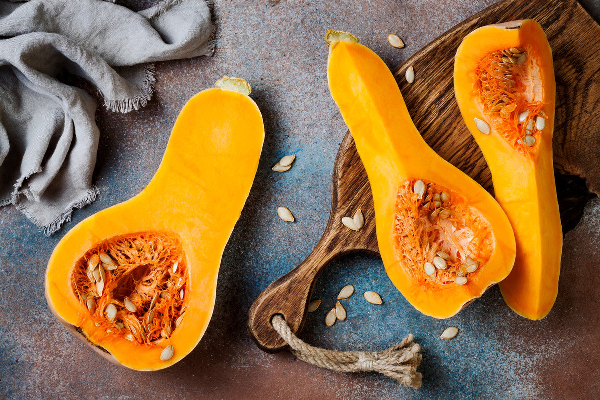 Gaufres au parmesan et butternut