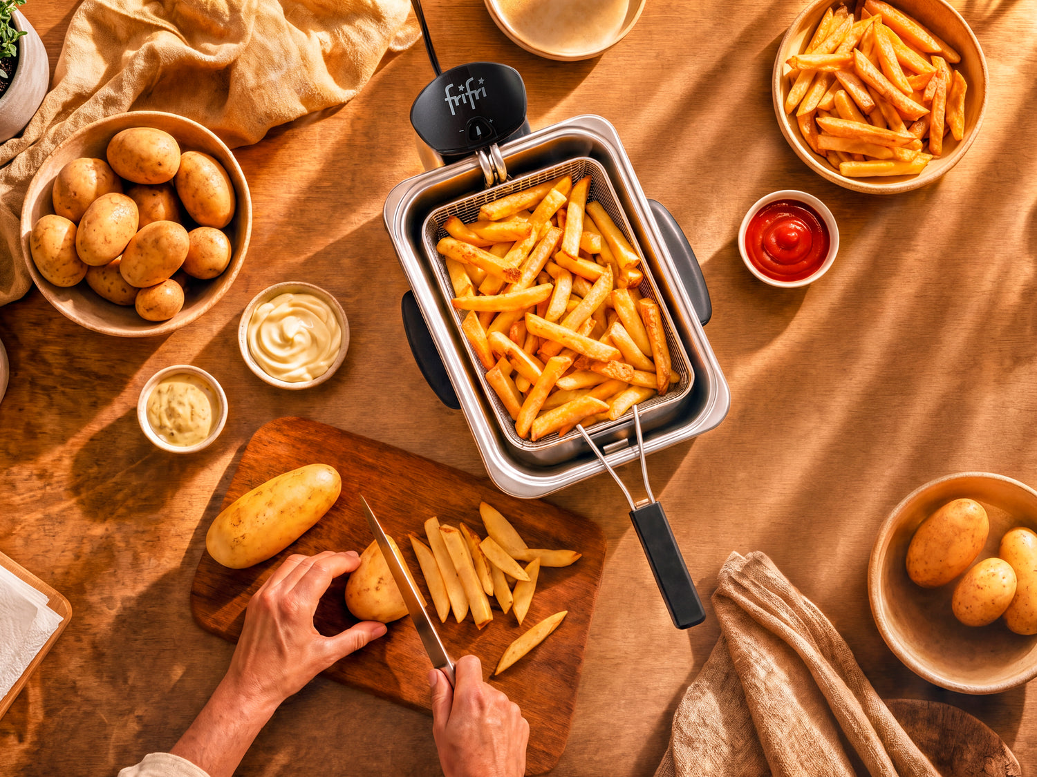 Une vraie frite belge mérite une vraie friteuse belge
