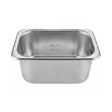 La Cuve pour friteuse Expert 2,5L est un récipient rectangulaire en acier inoxydable avec des bords arrondis, des marquages MAX/MIN sur la paroi intérieure, et est compatible avec les modèles de cuve friteuse F1900.