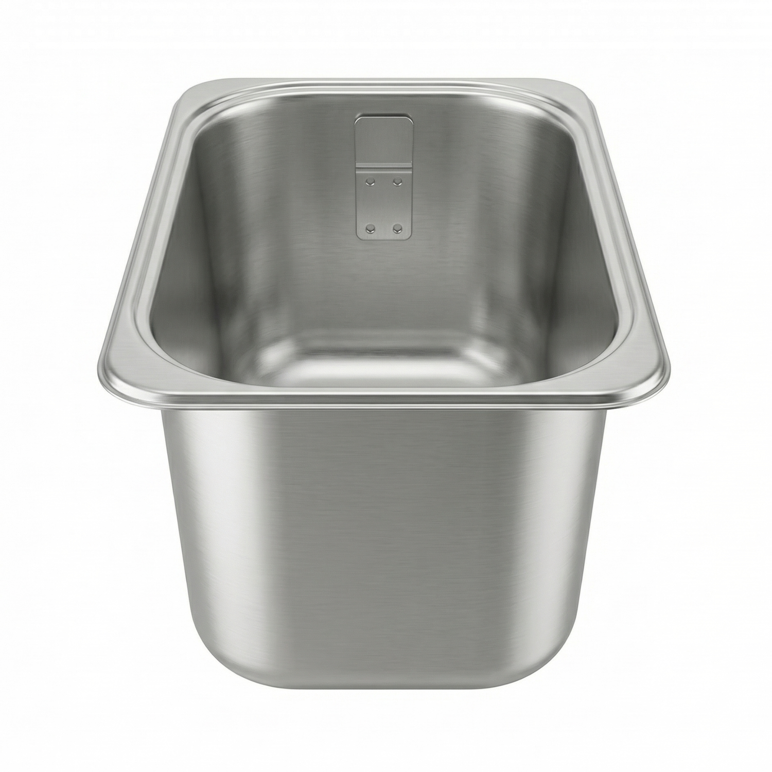 La Cuve pour friteuse Expert 2,5L est un évier en acier inoxydable avec des coins arrondis et un support mural intérieur, conçu pour être compatible avec les modèles F1900.