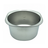 La Cuve pour friteuse Initiation et Tradition 3L, dont l'intérieur est en acier inoxydable avec des repères de mesure, est couramment utilisée comme cuvette de remplacement pour les friteuses compatibles.
