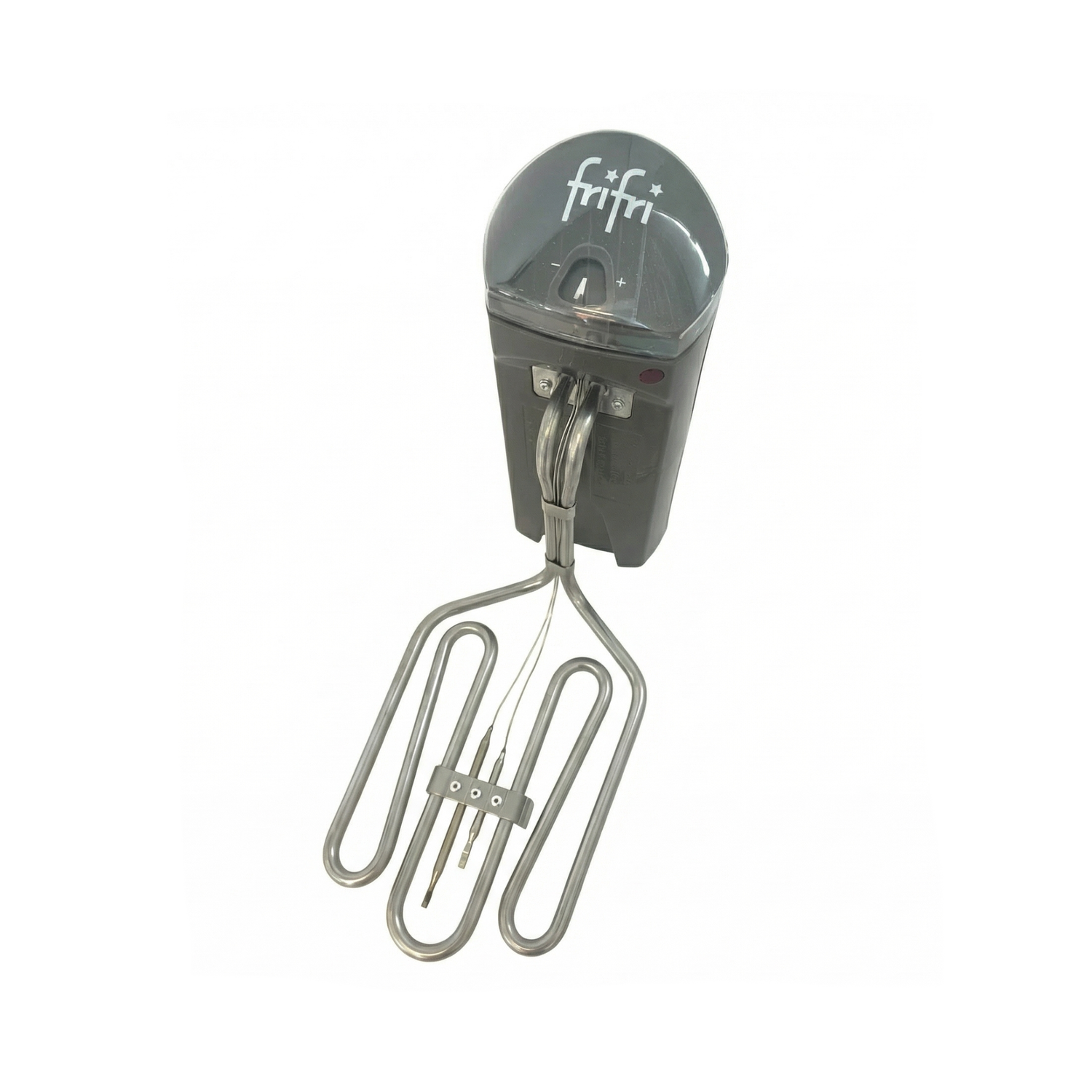 La Résistance pour friteuse - 3200 W est une friteuse électrique de comptoir avec un couvercle transparent et une résistance apparente, photographiée de dessus sur fond blanc.