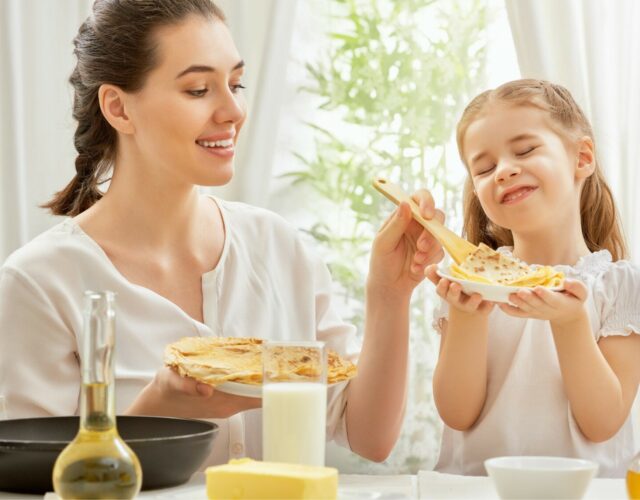 Préparation de Crèpes pour la chandeleur